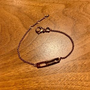 Fossil Rose Gold Arrow Bracelet